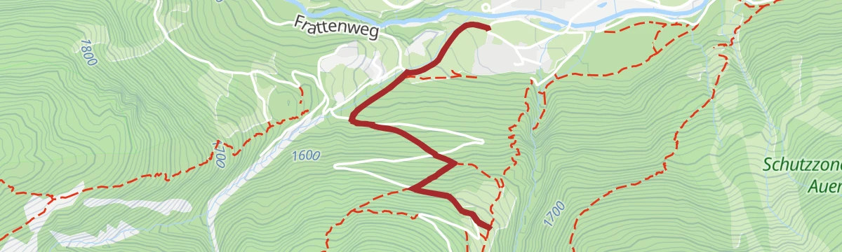 Route map: Wanderung zur Alpe Stalle 1.714m